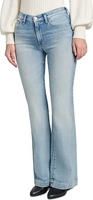7 For All Mankind Dojo High Rise Bootcut Jeans in Camila