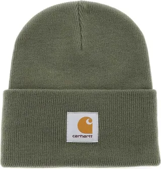 Carhartt Wip Beanie Hat With Logo Patch