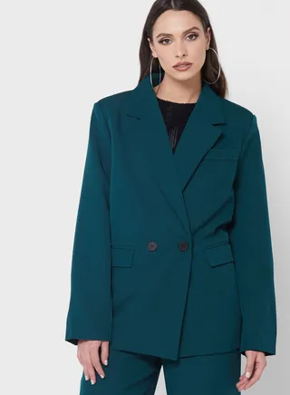 Pocket Detail Tailored Blazer
