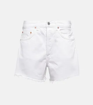 Annabelle high-rise denim shorts