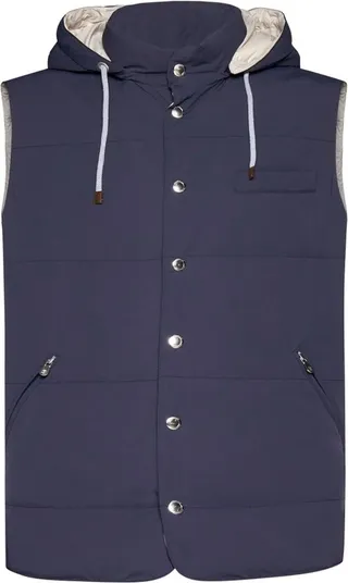 Brunello Cucinelli Hooded Down Gilet