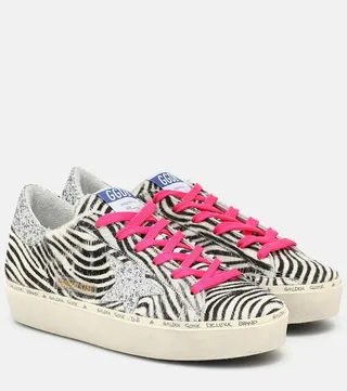 Hi Star calf-hair sneakers
