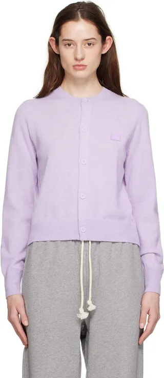Acne Studios Purple Patch Cardigan