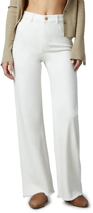 Hepburn High Waist Wide Leg Jeans