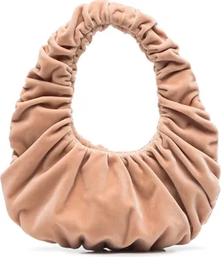 Gathered-Effect Shoulder Bag