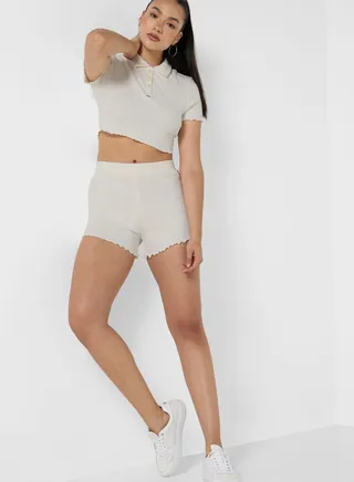 High Waist Mini Shorts