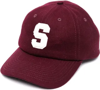 Logo-Patch Wool Baseball Cap