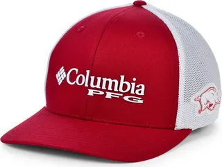 Columbia Arkansas Razorbacks Pfg Stretch Cap