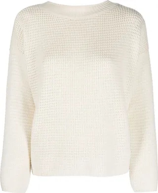 Crew-Neck Knitted Top