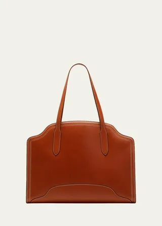 Alba Cabas Leather Handbag