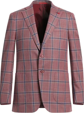 Suit Jacket Brick Red