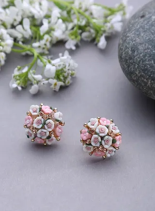 Floral Designed Earrings