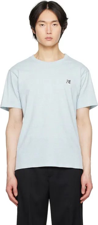 Maison Kitsuné Blue Fox Head T-Shirt