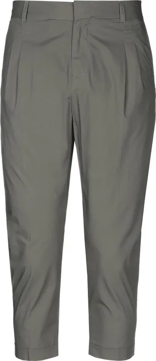 Cropped Pants Military Green