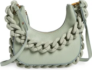 Small Frayme Faux Leather Shoulder Bag