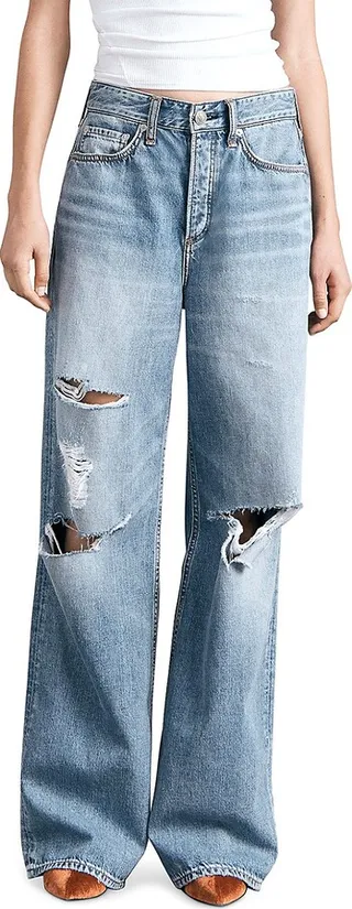 Logan Distressed Baggy Jeans