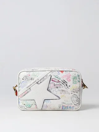 Star Golden Goose bag in printed grained leather
