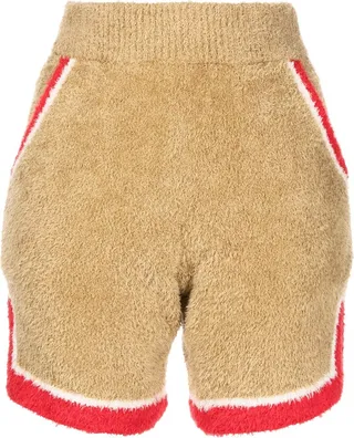 Side-Stripe Towelling Shorts