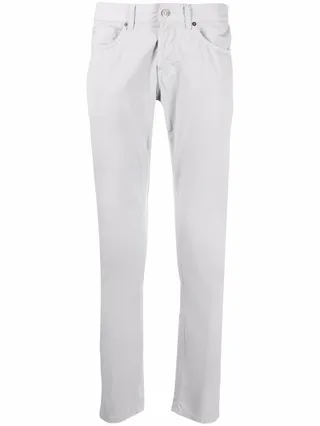 Five-Pocket Cotton Straight-Leg Trousers