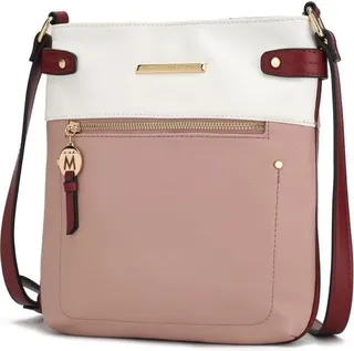 MKF Collection by Mia K Camilla Crossbody Handbag For Women's - Pink