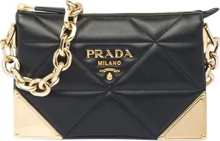 Quilted Nappa Leather Shoulder Bag
