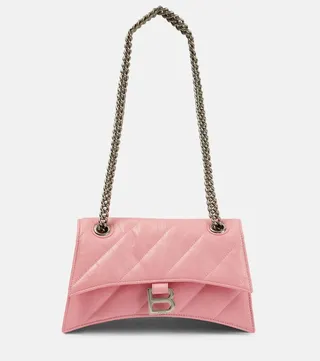Crush Small quilted leather shoulder bag