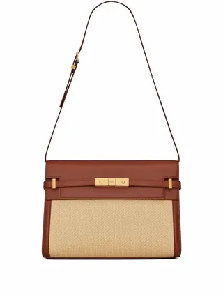 Manhattan two-tone shoulder bag