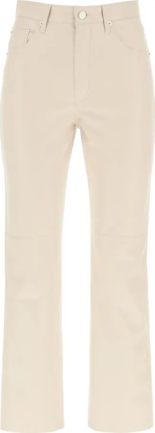 Nanushka High-Waisted Straight-Leg Pants