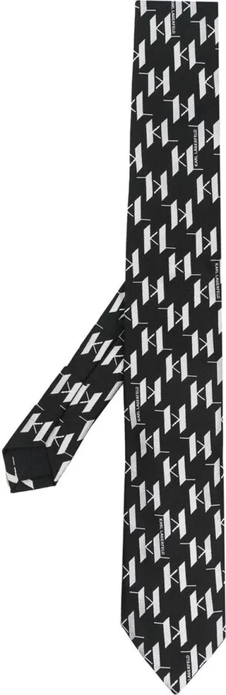Monogram Silk Tie