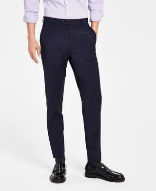 Calvin Klein Men's Skinny-Fit Extra Slim Infinite Stretch Suit Pants