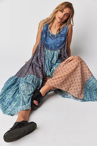 Lost Palms Craft Maxi Dress by Free People