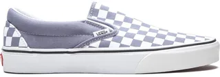 Checkerboard Slip-On Sneakers