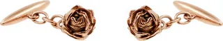 Lee Renee - Rose Cufflinks - Rose Gold