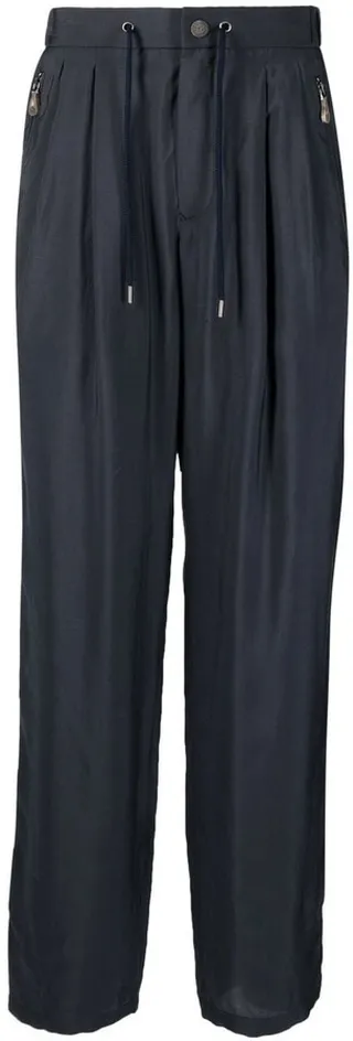 Mid-Rise Straight-Leg Trousers