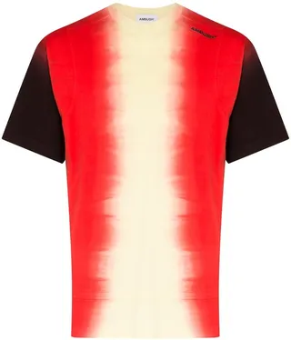 tie-dye panel T-shirt