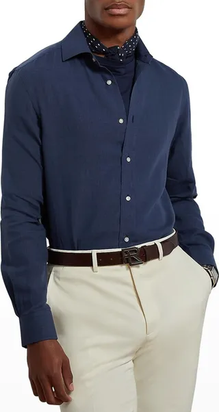 Men's Serengeti Linen Sport Shirt
