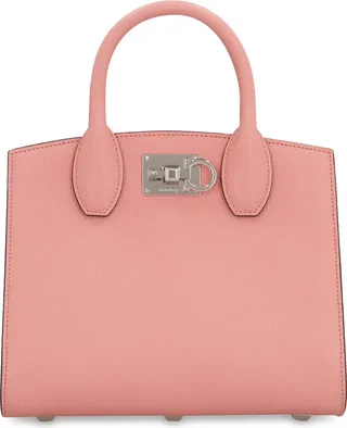 The Studio Box Leather Handbag