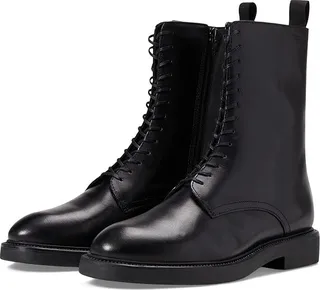 Vagabond Shoemakers Alex W Leather Lace-Up Boot (Black) Women's Shoes