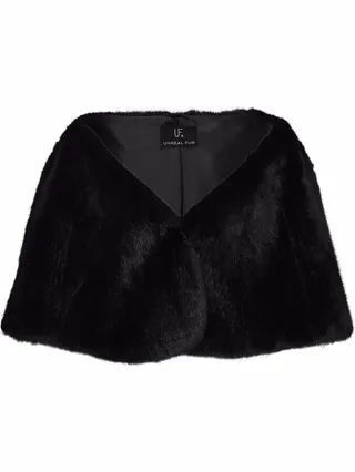 Yasmine faux fur wrap