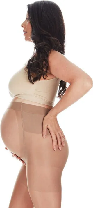 Maternity Satin Sheer Pantyhose