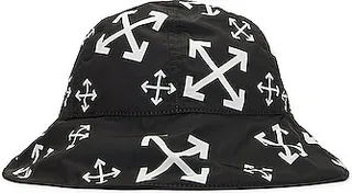 OFF-WHITE Multi Arrows Bucket Hat in Black