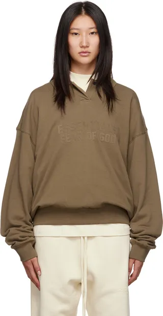 Essentials Brown Lightweight Polo