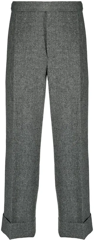 Cropped Tailored Trousers