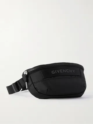 G-Trek Logo-Print Ripstop Belt Bag