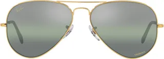 62mm Polarized Aviator Sunglasses