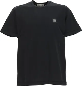 Stone Island Logo-Patch Crewneck T-Shirt