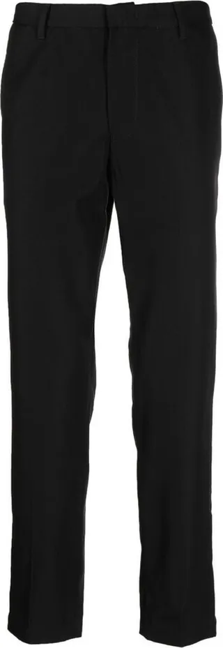 Cropped Straight Leg Trousers