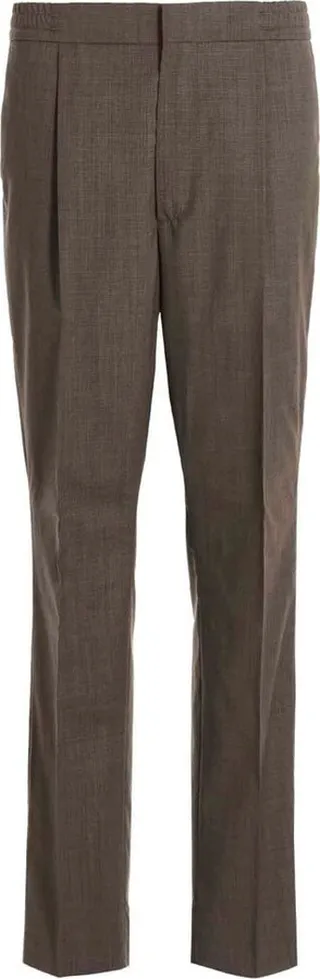 Barena High Waist Straight Leg Trousers