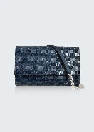 Fizzoni Full-Beaded Clutch Bag