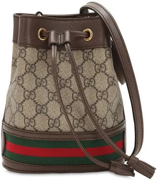 Mini Ophidia GG Supreme bucket bag